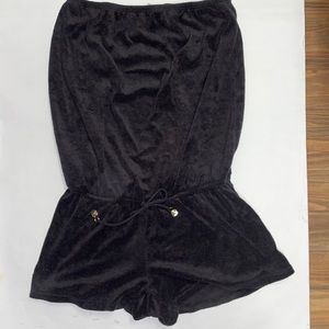 Juicy couture terrycloth romper shorts / swim cover up